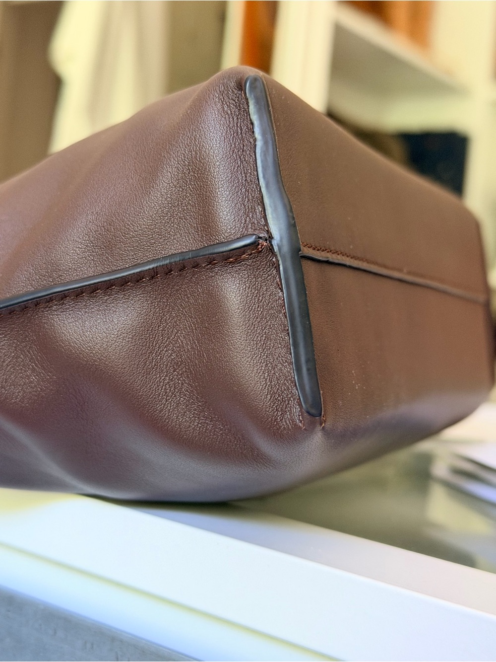 LOEWE Mini Flamenco in nappa calfskin leather - Picture 16 of 17